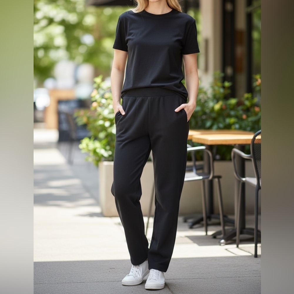 Calia Scuba Black Track Pants